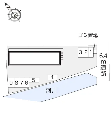 ★手数料０円★彦根市古沢町　月極駐車場（LP）